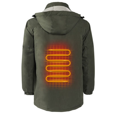 Camiseta de alta calidad, calentada, térmica, al aire libre, impermeable, caliente, para hombres, mujeres, con calefacción.