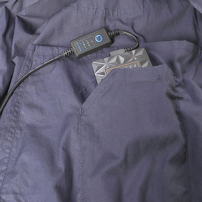 ropa condicionada aire de Aircon de la chaqueta del traje 6700mAh gris oscuro