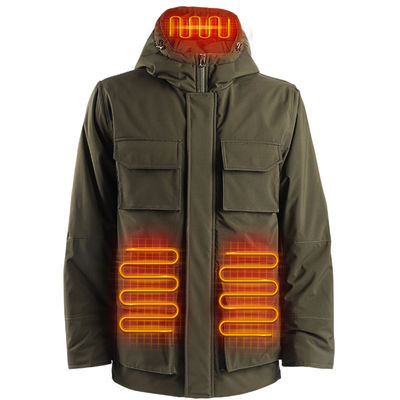 3 Ropa de invierno con ajuste de temperatura 100% poliéster chaquetas de snowboard con calefacción