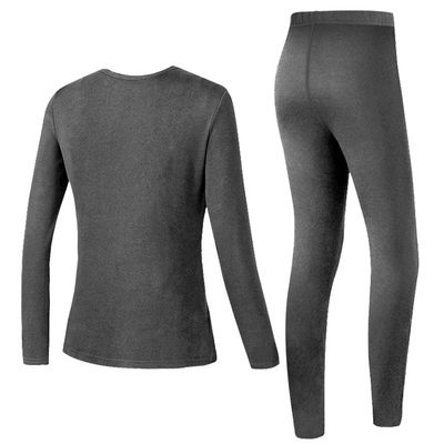 Mujeres Premium Invierno Largo Calentador Camisetas eléctricas Pantalones Traje conjunto Ropa calefacción Lana calefacción Traje térmico ropa interior