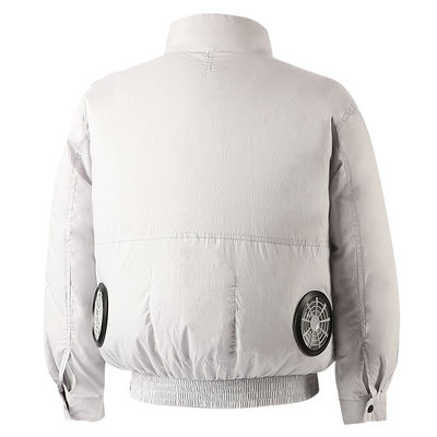Ropa condicionada aire blanco de la estafa del aire de la prevención de la insolación de las camisas 12V