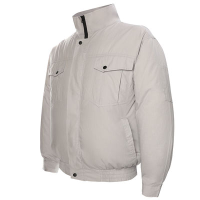 Ropa condicionada aire blanco de la estafa del aire de la prevención de la insolación de las camisas 12V