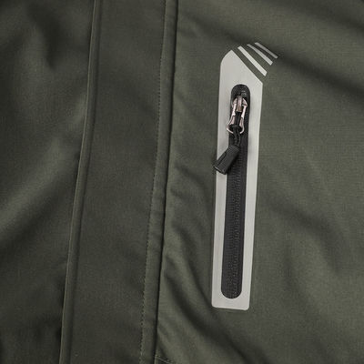 Chaqueta de esquí de batería para hombres Custom 7.4Volt Ropa eléctrica con calefacción impermeable con capucha