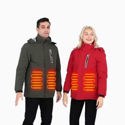 Ropa de calefacción Ropa térmica Ropa de calefacción Invernal de deporte impermeable chaqueta exterior
