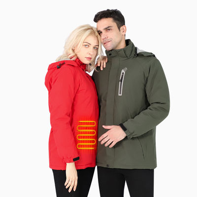 OEM 7.4V Batería de iones de litio Ropa de invierno Unisex chaqueta recargable con calefacción