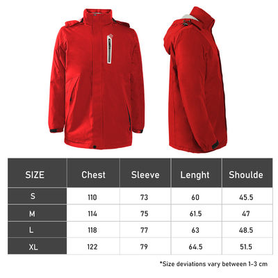Vestidos de invierno con calefacción de Softshell con batería eléctrica chaqueta de caza con calefacción con batería de 7,4 V