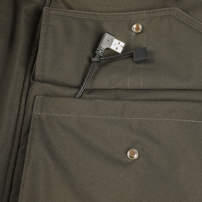 Chaqueta de calefacción para hombres Ropa calefaccionada a medida Electrico Softshell Invernal impermeable Vestido de trabajo