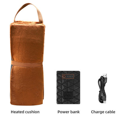 Sillón de asiento con calefacción recargable USB 5V Asiento de estadio de masaje con calefacción para deportes al aire libre de invierno