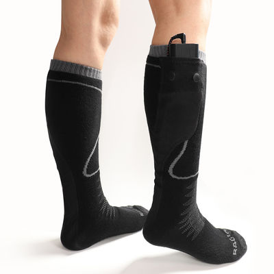 La batería elástico calentó los calcetines para los calcetines calentados eléctricos recargables de los hombres