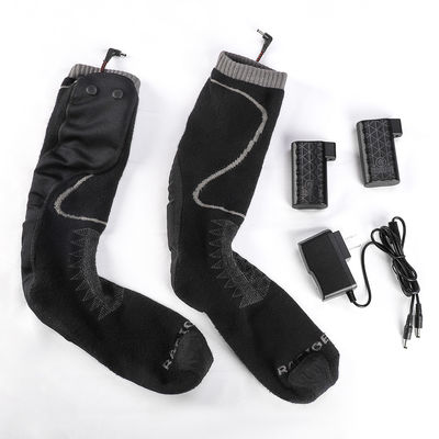 La batería elástico calentó los calcetines para los calcetines calentados eléctricos recargables de los hombres