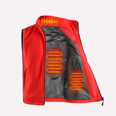 calentador calentado para hombre calentado recargable del cuerpo de 55C 5V Smart Gilet