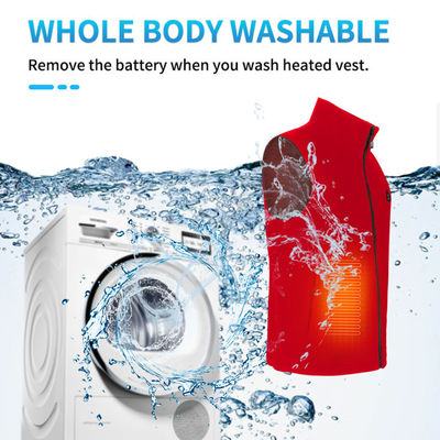 calentador calentado para hombre calentado recargable del cuerpo de 55C 5V Smart Gilet