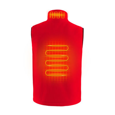 calentador calentado para hombre calentado recargable del cuerpo de 55C 5V Smart Gilet