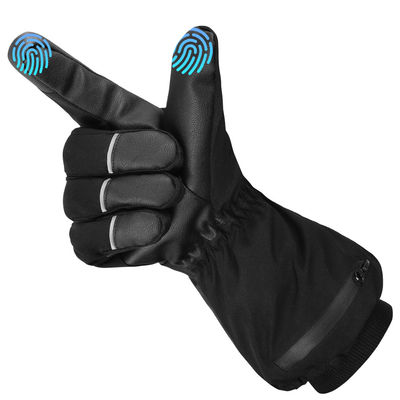 control de la temperatura llano calentado con pilas de ión de litio de Ski Gloves With 3 del invierno 7.4V