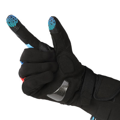 Guantes que se calientan con pilas calentados recargables a prueba de viento de las manoplas 2600mAh