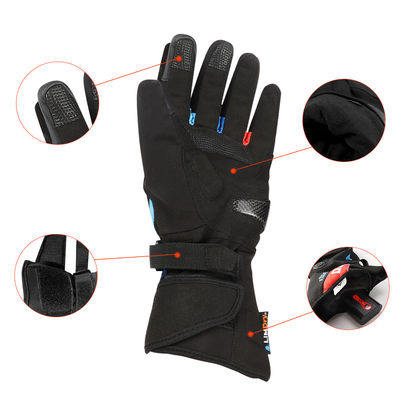 Guantes más calientes de los guantes de 7,2 voltios de la mano recargable completa eléctrica del finger