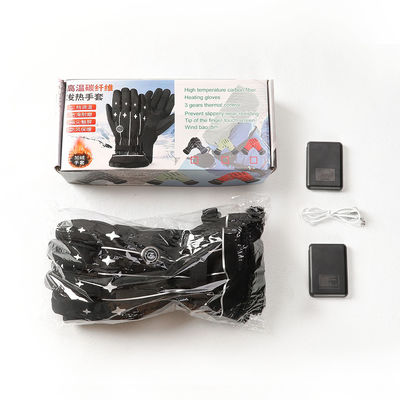 Los guantes termales eléctricos de la moto de nieve del OEM/del ODM calentaron guantes del invierno un tamaño para acampar al aire libre del invierno