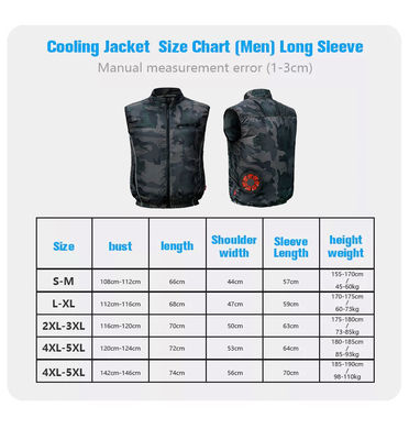 Chaleco condicionado aire de enfriamiento de la protección de Sun del chaleco del ventilador del chaleco del verano para la pesca de la construcción