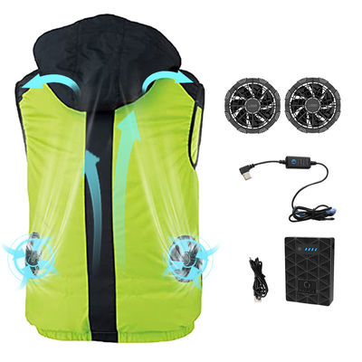 El gris 3XL Aircon viste el traje condicionado aire del trabajo de la protección solar