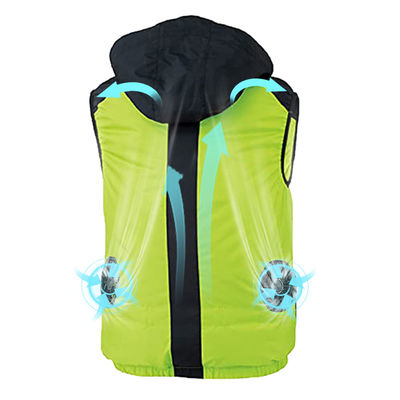 El gris 3XL Aircon viste el traje condicionado aire del trabajo de la protección solar