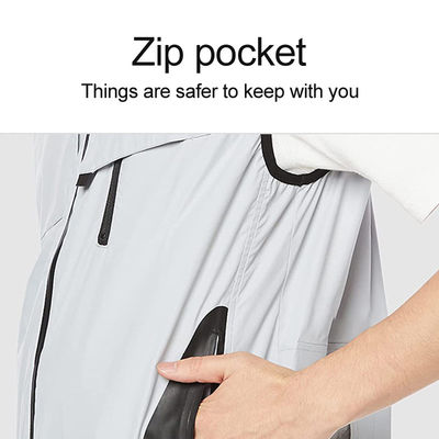 chaqueta condicionada aire de enfriamiento del chaleco de la fan de 7.4V 5200mAh con dos fans