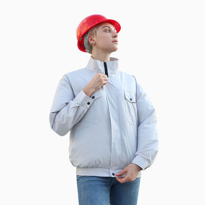 Chaqueta de enfriamiento de Li Ion Air Conditioned Apparel 7.2V del verano con la fan