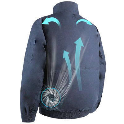 El aire evaporativo condicionó la chaqueta larga de la CA de la manga de la ropa para el verano