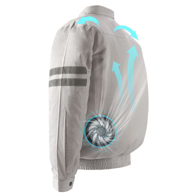 La chaqueta a prueba de viento del ventilador rechaza la chaqueta de la motocicleta de la CA del cuello