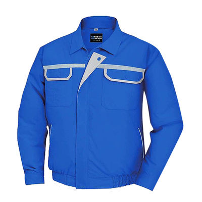 Los azules marinos ligeros unisex de la capa del aire acondicionado modificaron para requisitos particulares