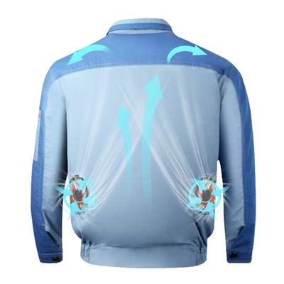 Caminar el cuello condicionado aire de las camisas 6700mAh Li Battery Ac Coat Mandarin