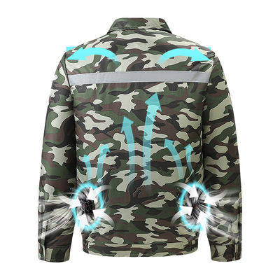 El aire del verano condicionó la ropa camufla las chaquetas de la CA unisex