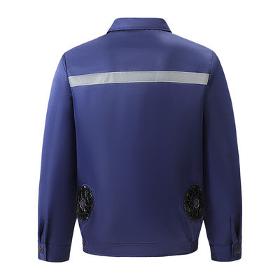 chaqueta del ventilador de la batería de 5V 7.4V 9V para el trabajador con rápidamente poder de banco