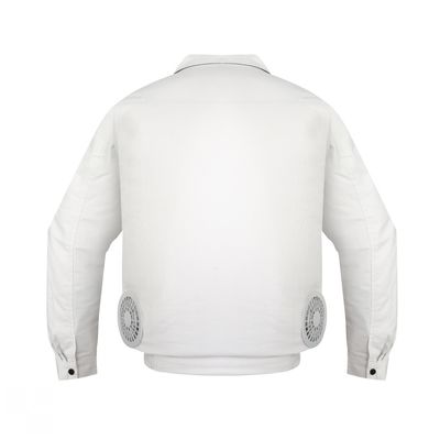 el aire 6700mAh condicionó la chaqueta de enfriamiento condicionada aire de la cremallera del Workwear