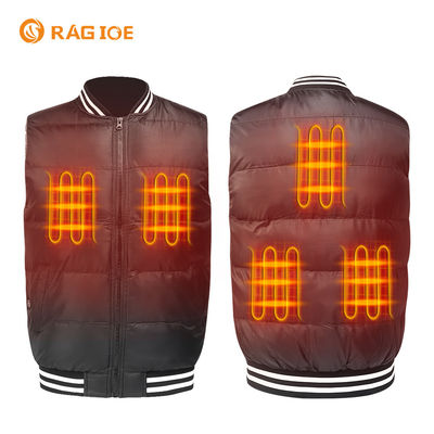el Usb eléctrico del chaleco de 50C 60C la termal unisex con pilas del calentador calentó Gilet
