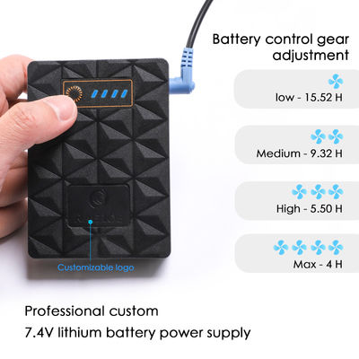 fan del traje del aire acondicionado de la fan 6700mAh del enfriamiento de la camisa calefactora 12V