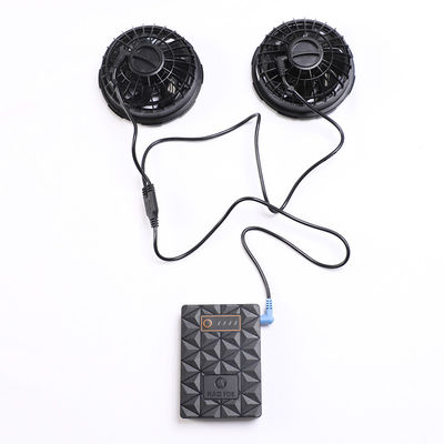 fan del traje del aire acondicionado de la fan 6700mAh del enfriamiento de la camisa calefactora 12V