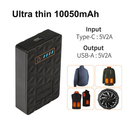 10050mAh calentó la batería más caliente calentada batería del cuerpo del chaleco