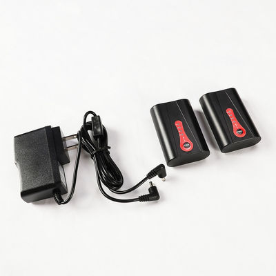 Batería calentada 18650 recargables 7.4v 2600mAh 4 LED azul del guante