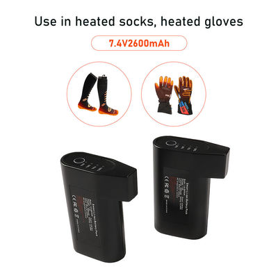 Litio calentado Ion Heated Vest Battery Pack de la batería 18650 de la manopla