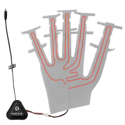 cojín de calefacción infrarrojo lejano de la fibra de carbono 7.4V para los guantes calentados