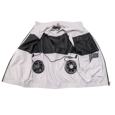 Gray Black Cooling Fan Vest ligero S/M/L/XL/XXL/XXXL Optinal con la batería 6700mAh