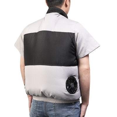 Ruido de la chaqueta del ventilador de DC 12V 6700mAh menos que la chaqueta del aire acondicionado 30dB para los hombres