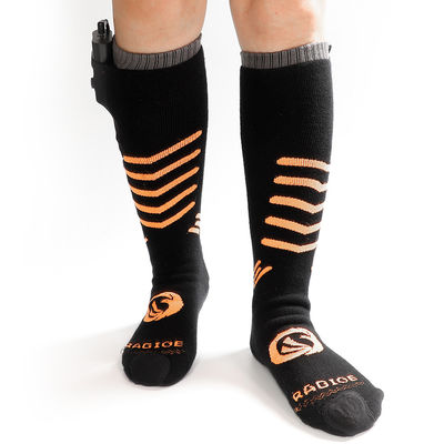 Calcetines calentados con batería recargable de 2600 mAh, calcetines que funcionan con pilas para hombres y mujeres