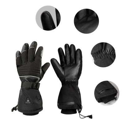 FCC Guantes de motocicleta recargables con calefacción Guantes de calefacción eléctricos para mantenerse caliente en invierno