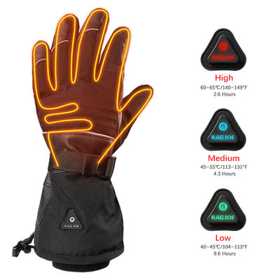 FCC Guantes de motocicleta recargables con calefacción Guantes de calefacción eléctricos para mantenerse caliente en invierno