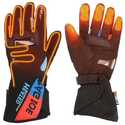 guantes de ciclo calentados eléctricos antideslizantes calentados recargables de las manoplas 8.4V