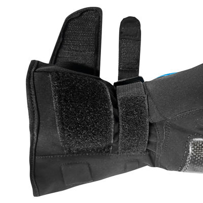 La batería recargable antideslizante negra calentó los guantes del invierno para la FCC de esquí del CE del motorismo