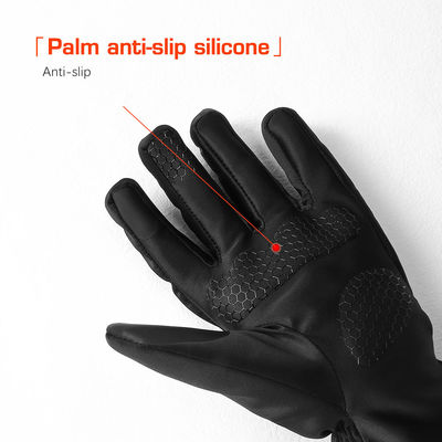 La batería recargable eléctrica fina de la temperatura ajustable calentó guantes calentados tamaño de la pesca del hielo de los guantes uno