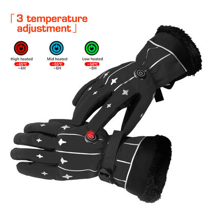 El litio recargable calentó las manoplas eléctricas de los guantes 4000mAh del invierno para caminar al aire libre del invierno