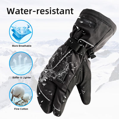 Manoplas calentadas con pilas recargables patinadoras 7.2V Ski Mittens calentado termal eléctrico del invierno para las mujeres de los hombres